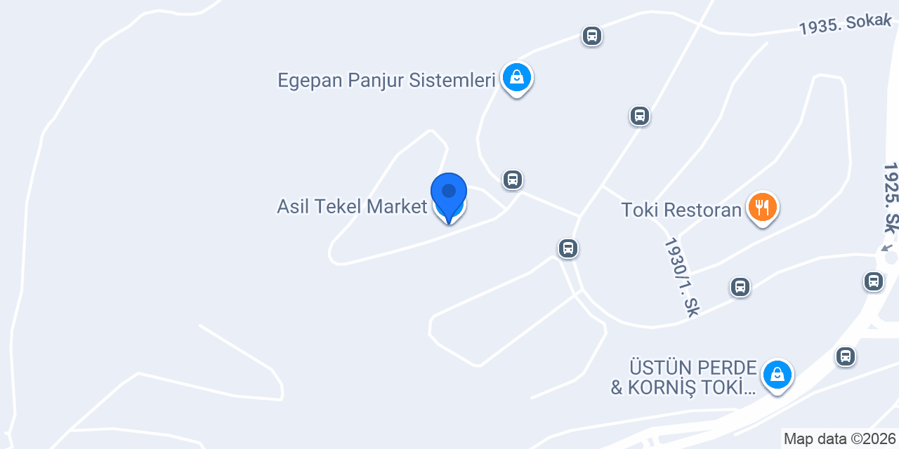 Asil Tekel Market konumu