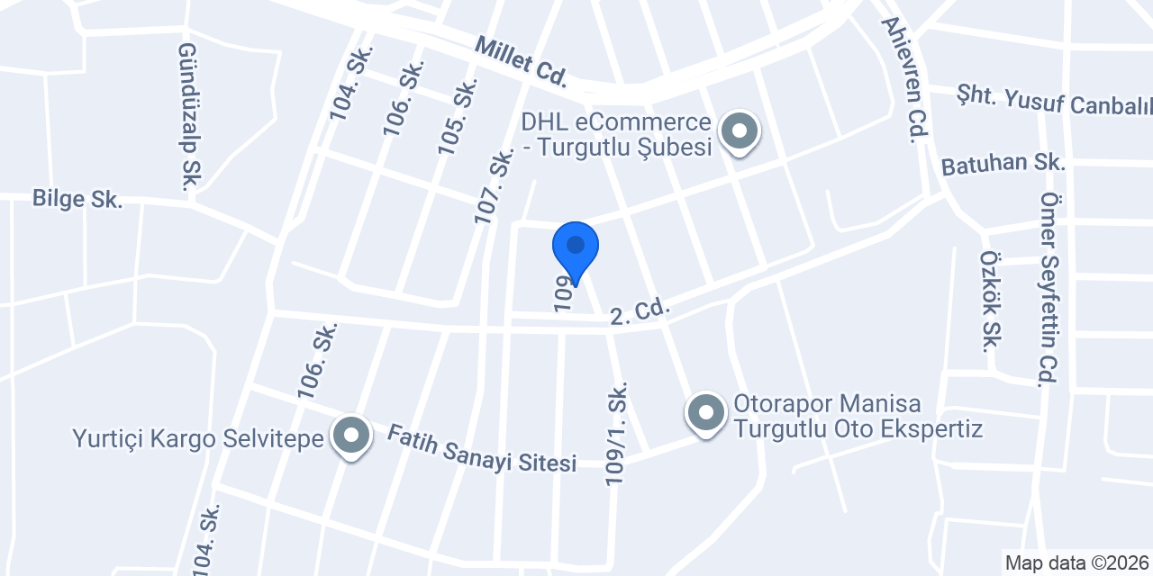 Gül-Pen Duşakabin konumu