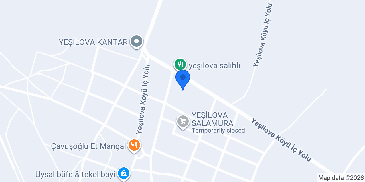 Yeşilova İlkokulu konumu