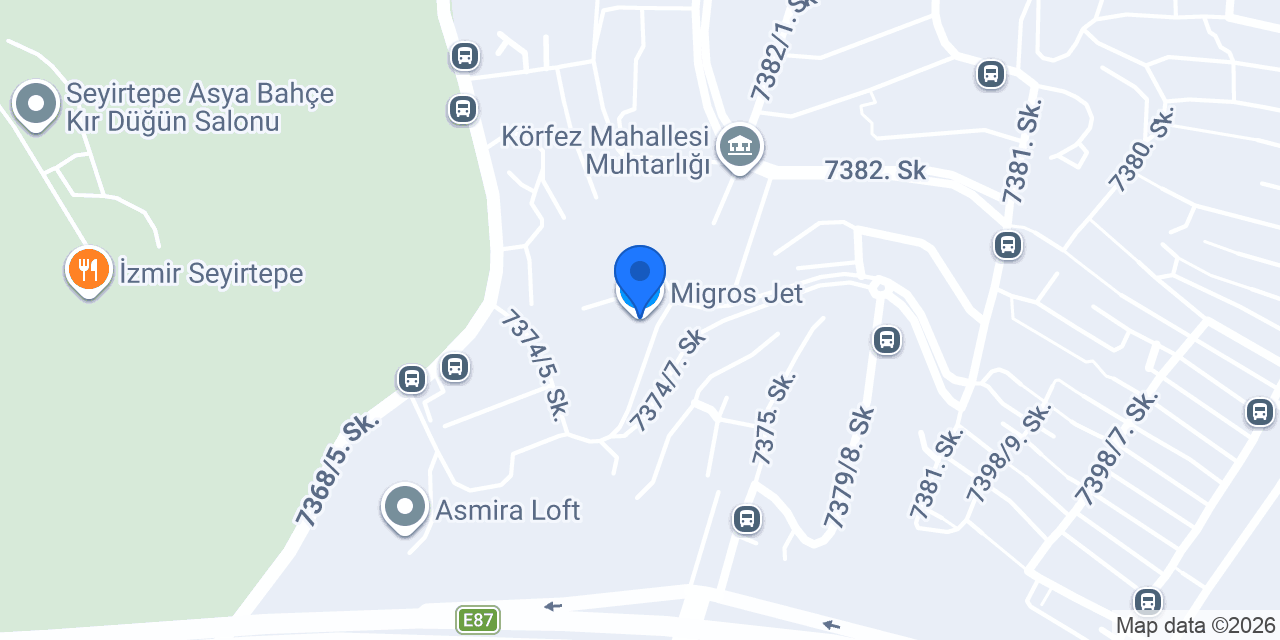 Migros Jet konumu