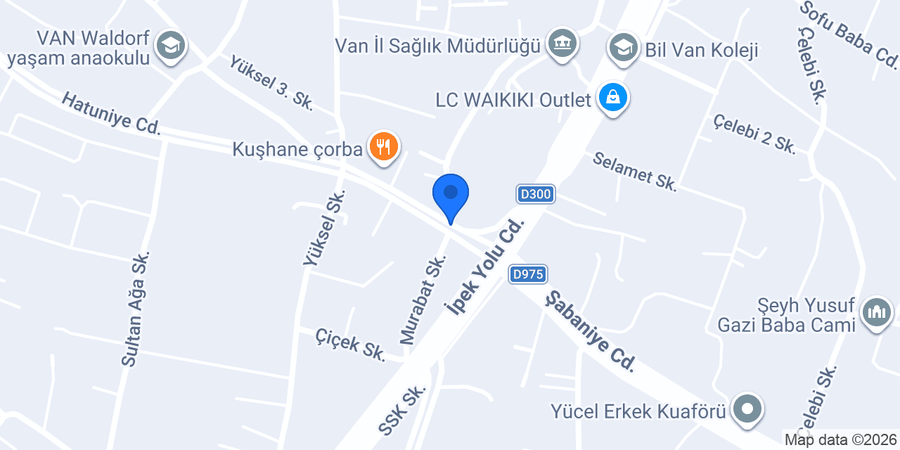 Van Kiralık Forklift konumu