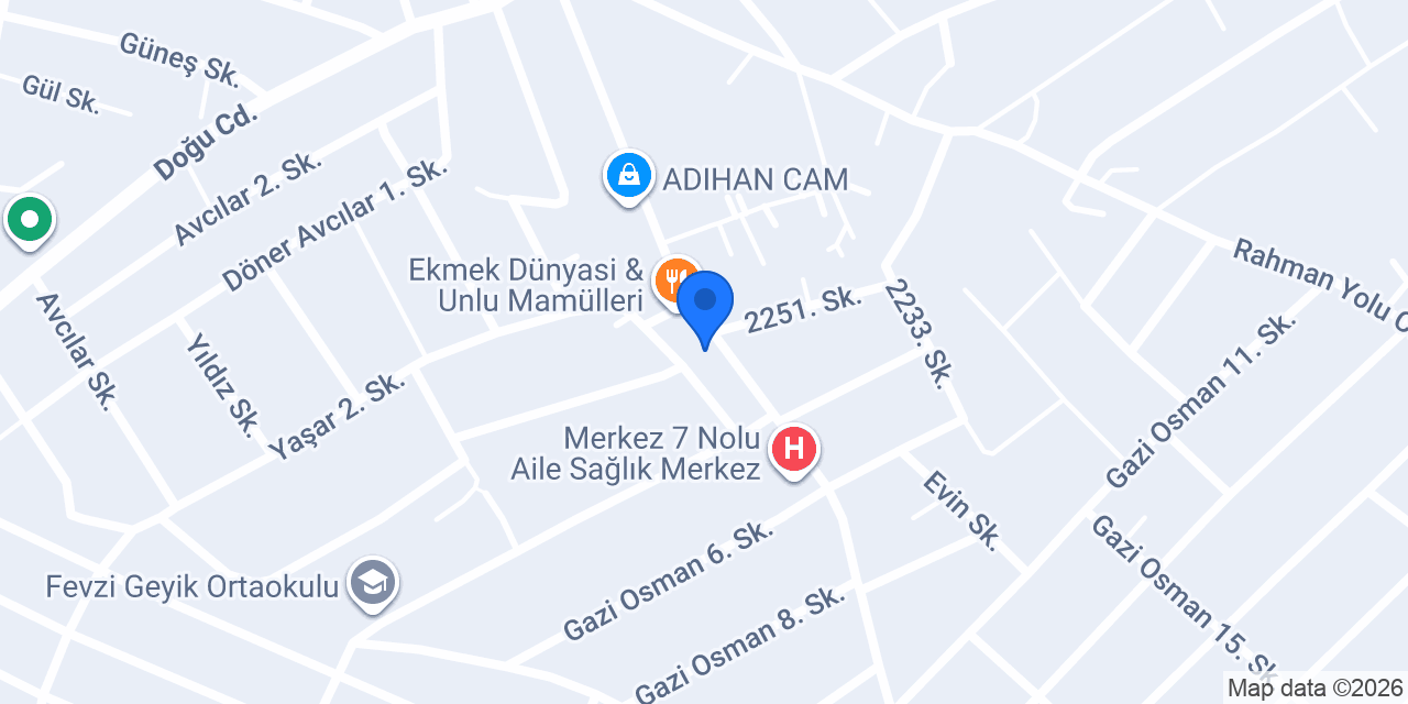 EVİMODA MOBİLYA konumu