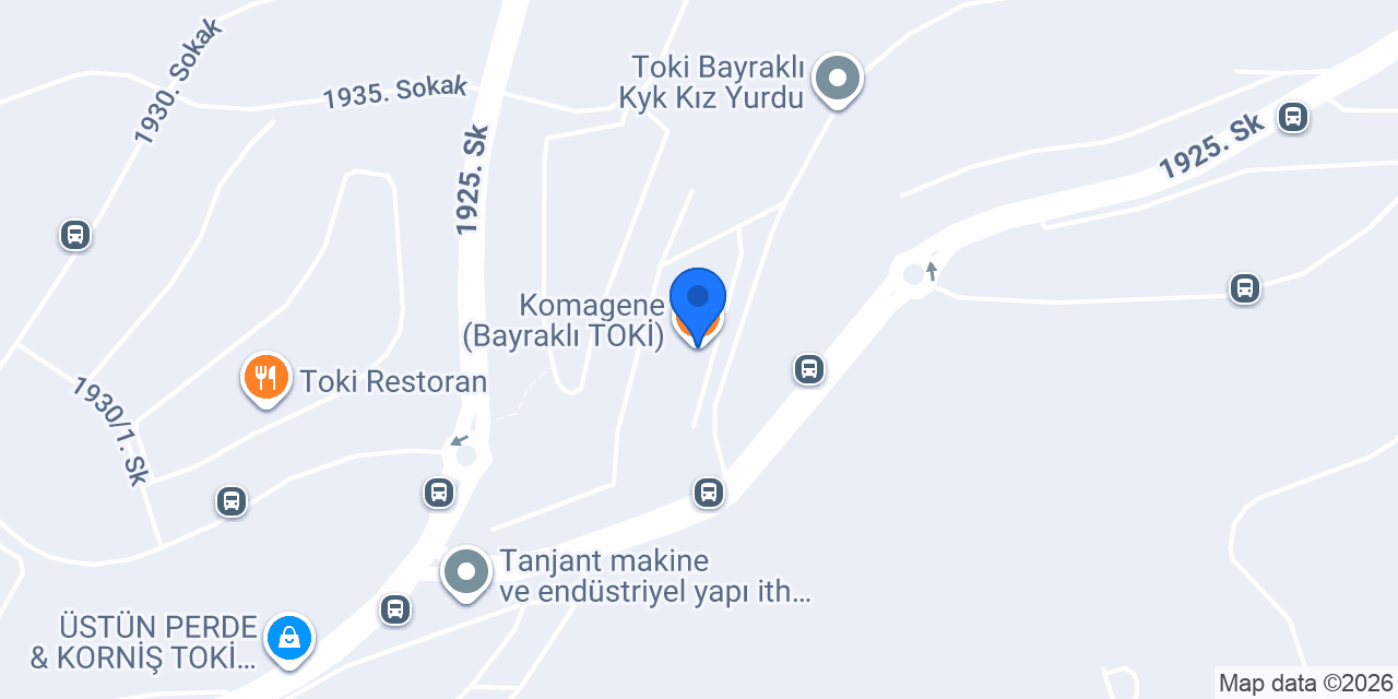 Komagene (Bayraklı TOKİ) konumu