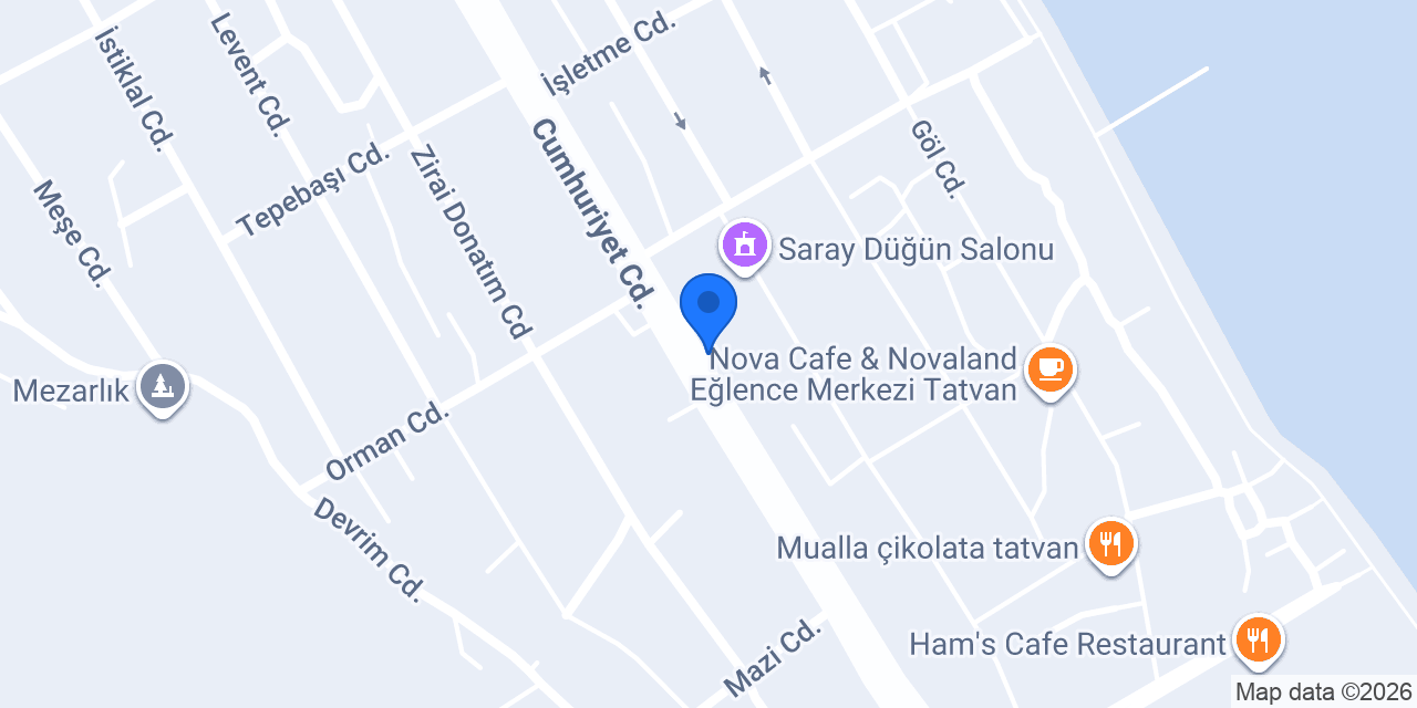Tasar Royal Hotel konumu