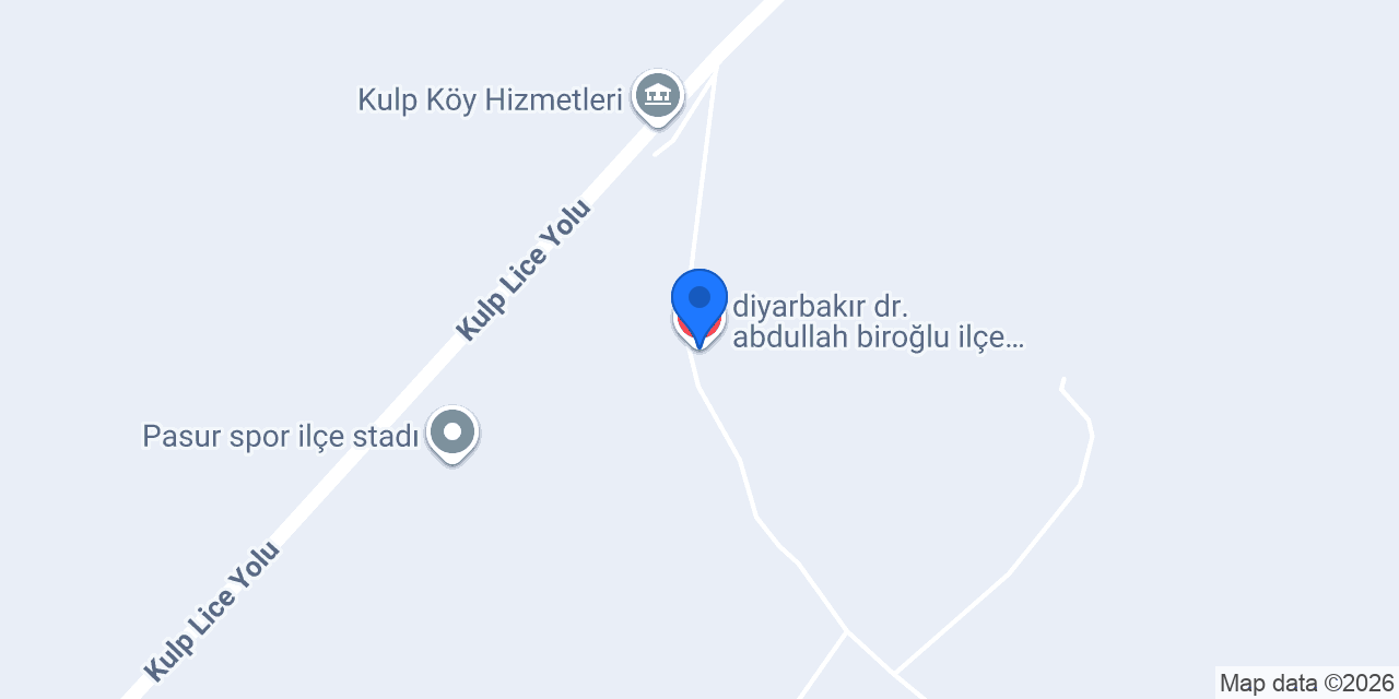 diyarbakır dr. abdullah biroğlu ilçe devlet hastanesi konumu