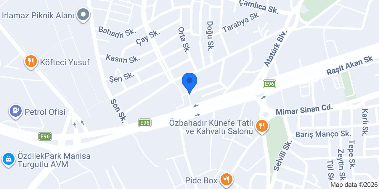 Terzioğlu Apart Otel Turgutlu konumu