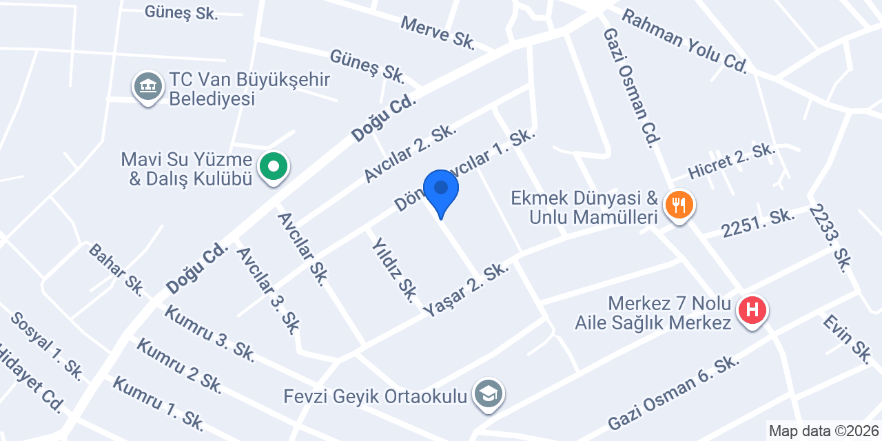 VAN FM KAHVE konumu