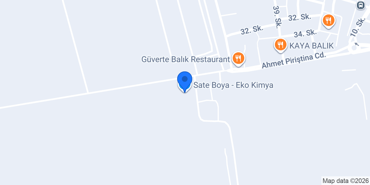 Sate Boya - Eko Kimya konumu