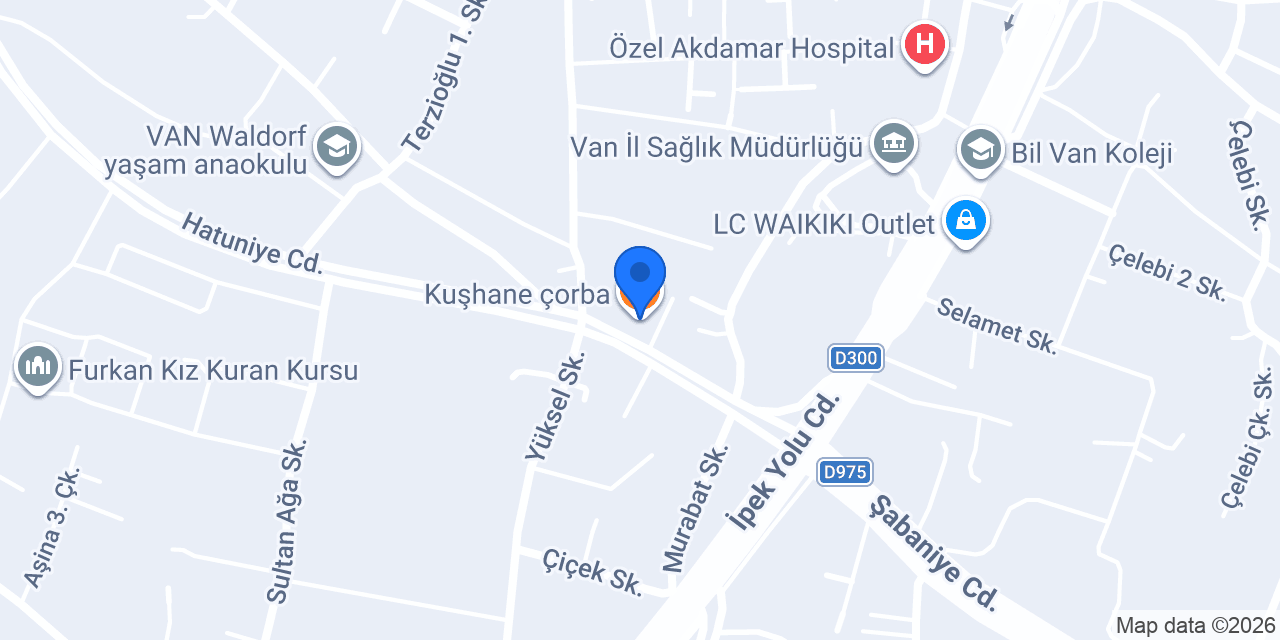 Kuşhane çorba konumu