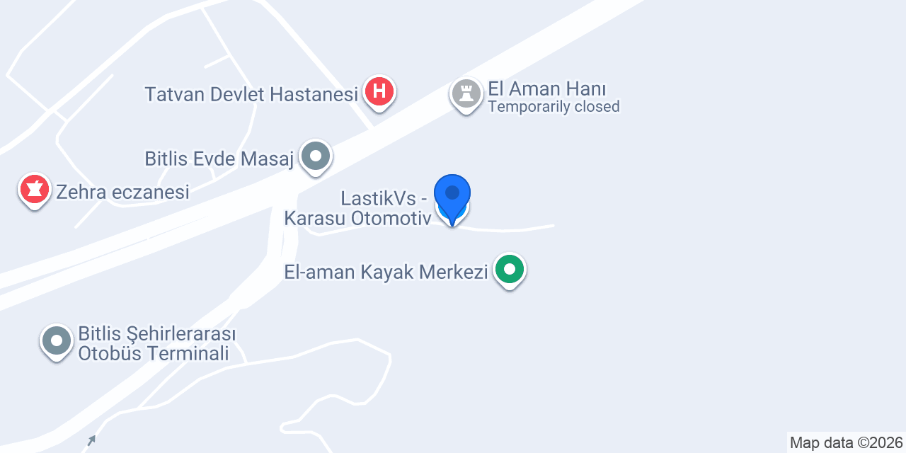 LastikVs - Karasu Otomotiv konumu