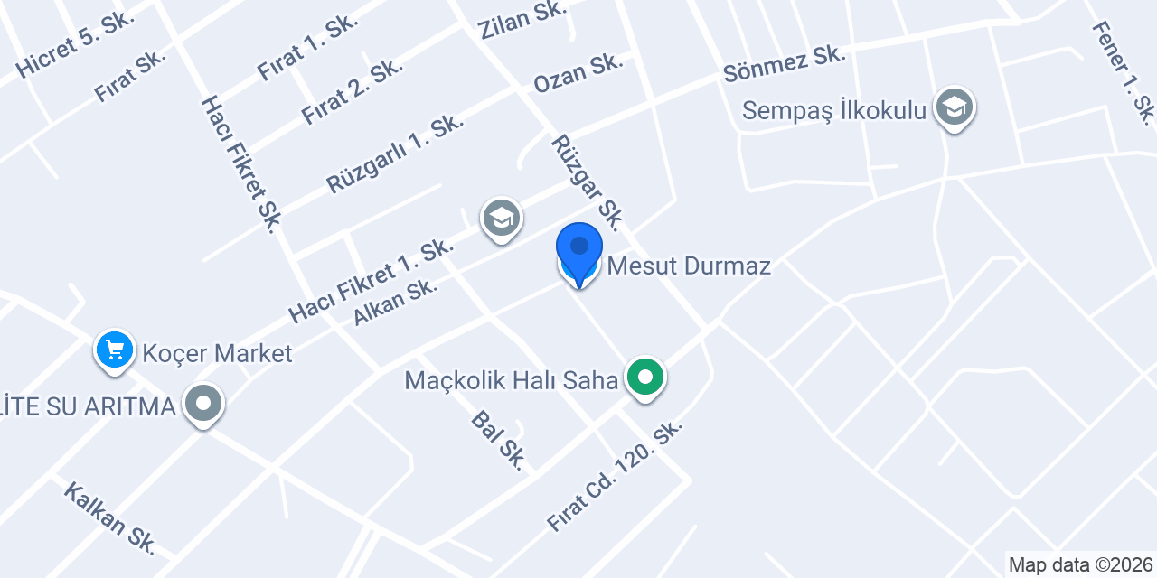 Mesut Durmaz konumu