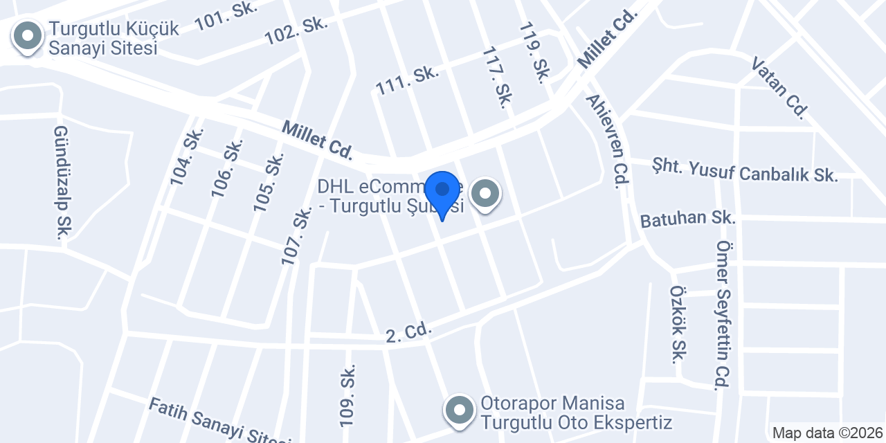 Atak Motor Özel Servisi konumu