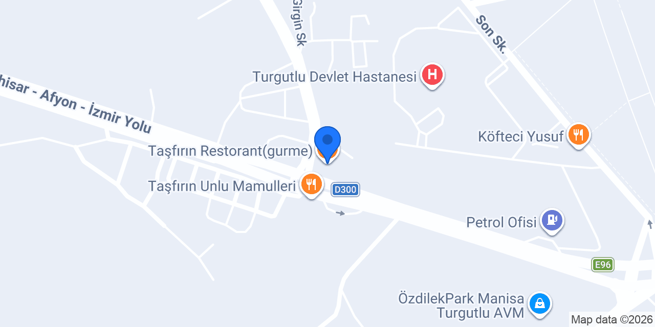 Taşfırın Restorant(gurme) konumu