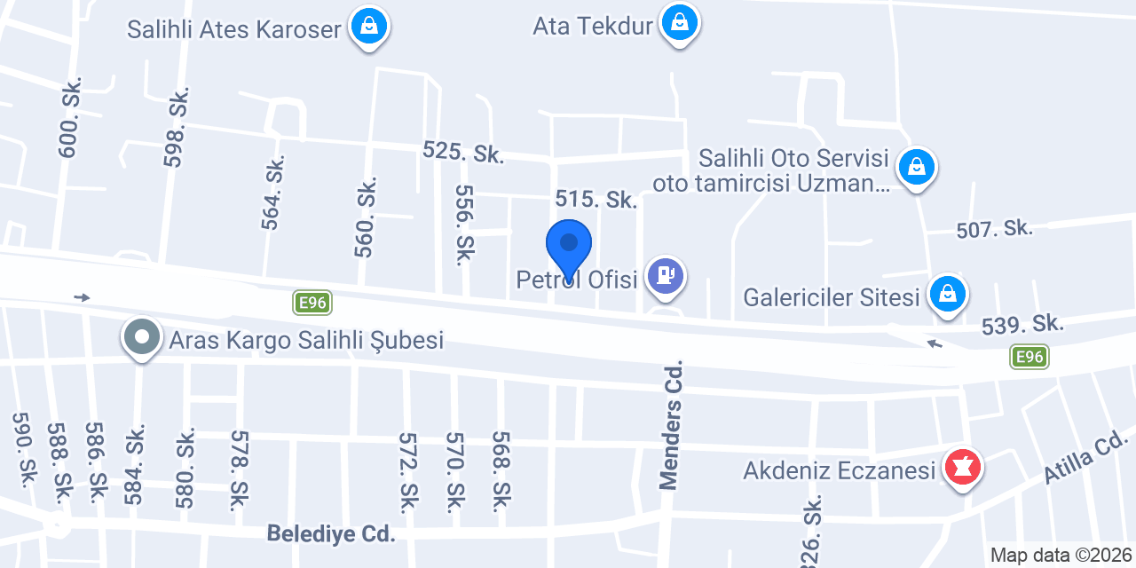 Kadir otomotiv konumu