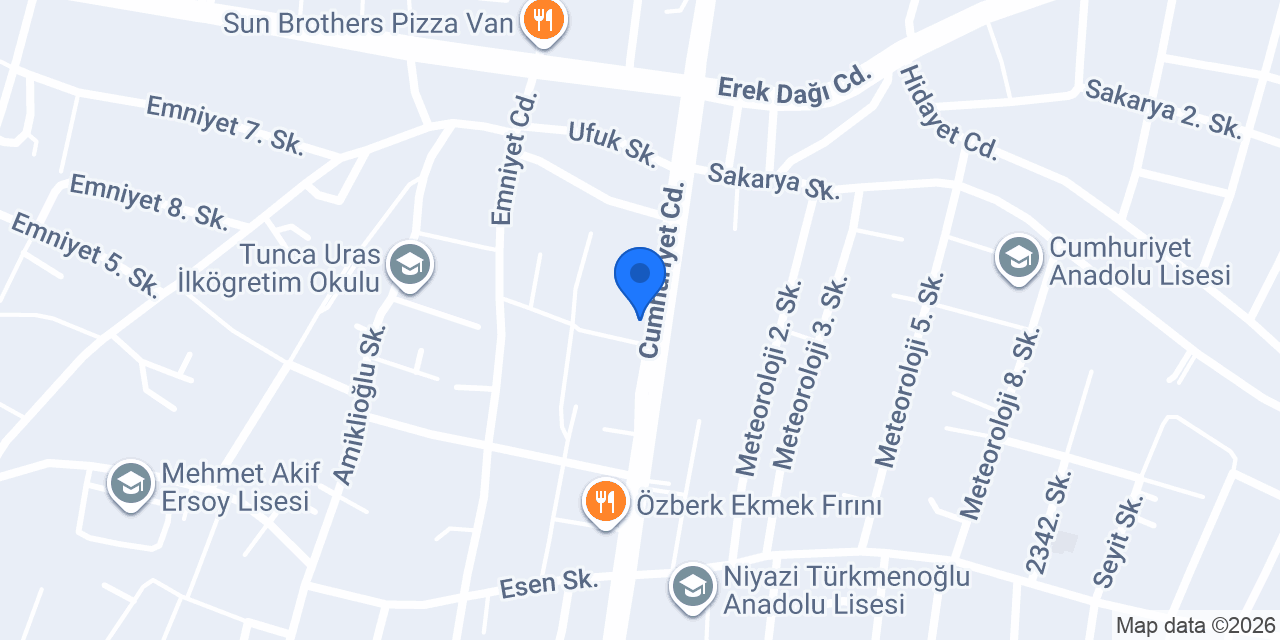 Timur Çelik Kapı Şube konumu