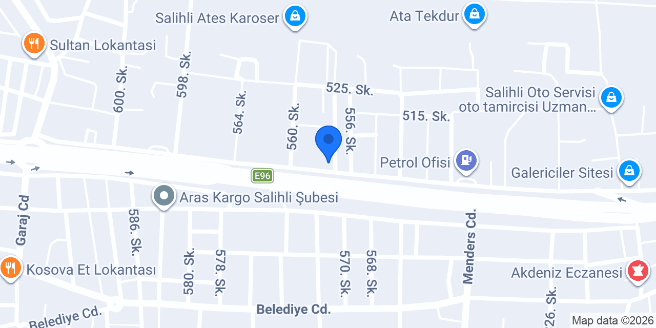 Girgin Oto konumu