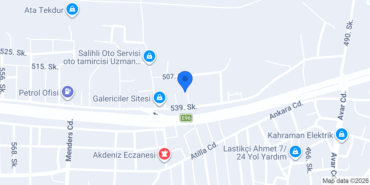 ÜNLÜ MOTORLU ARAÇLAR konumu