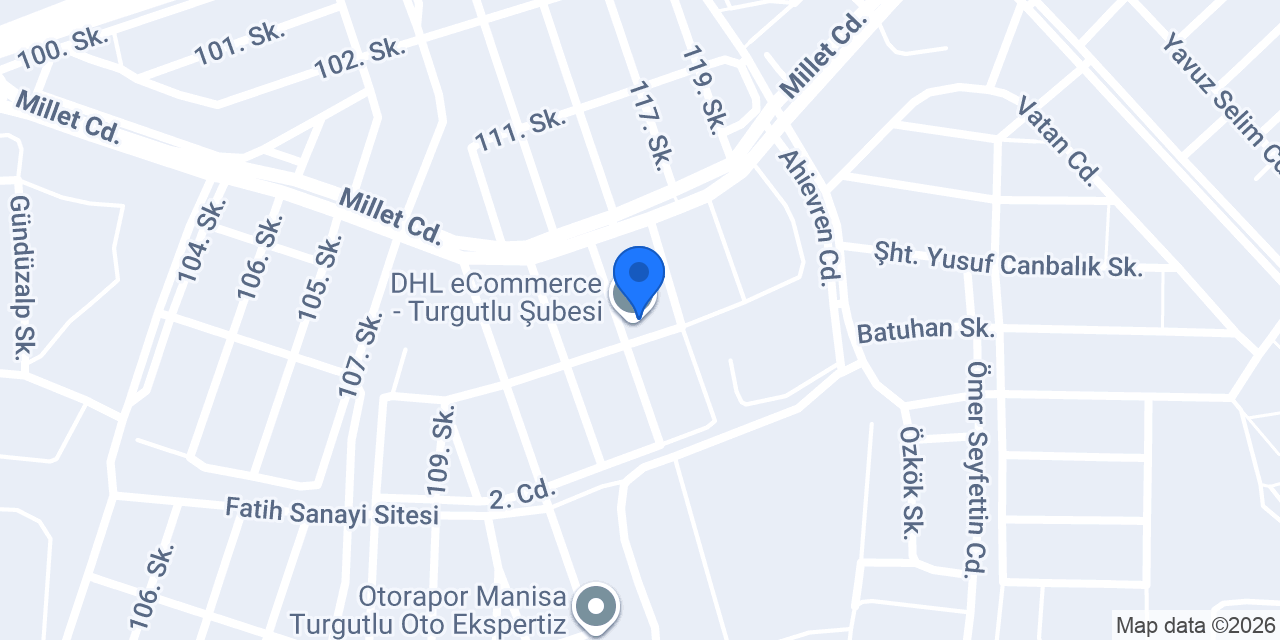 DHL eCommerce - Turgutlu Şubesi konumu