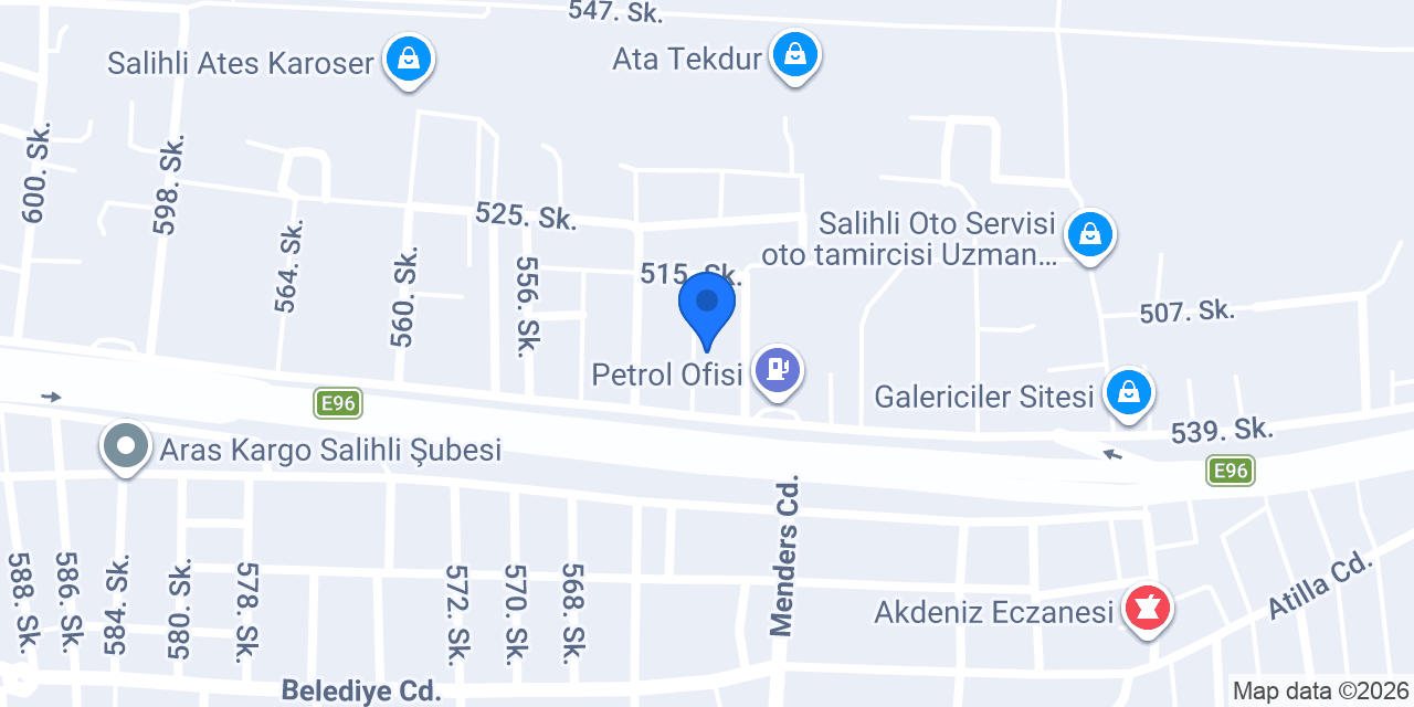 Aydoğan Otomotiv konumu