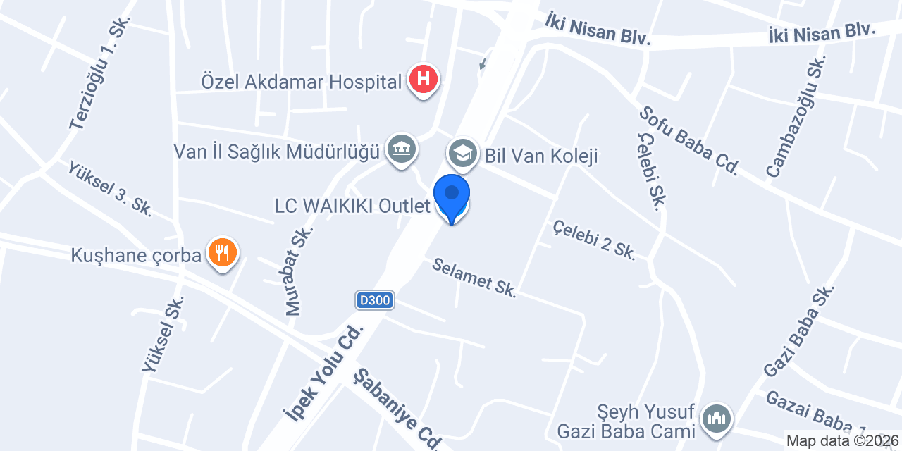 Kebapçı Celal İpekyolu konumu