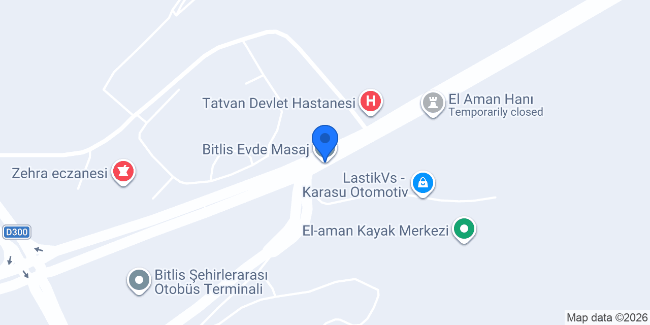 Bitlis Evde Masaj konumu
