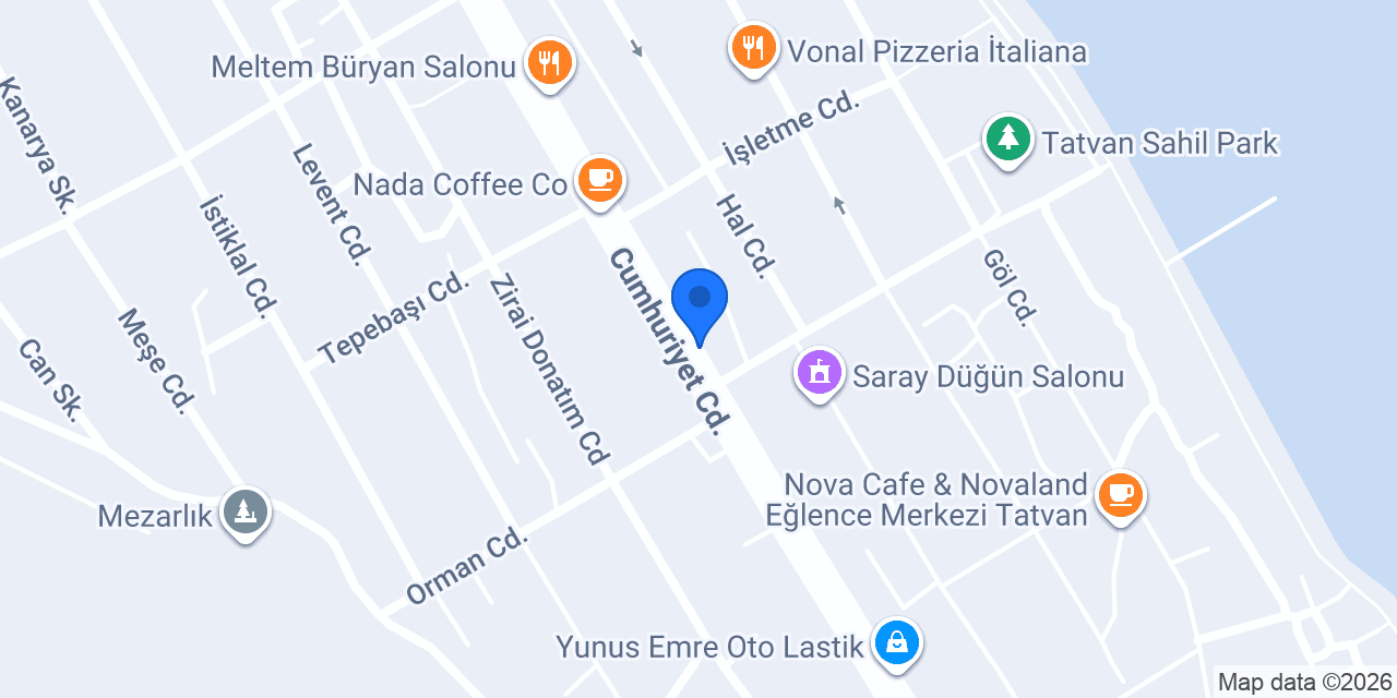 Sefa dürüm konumu