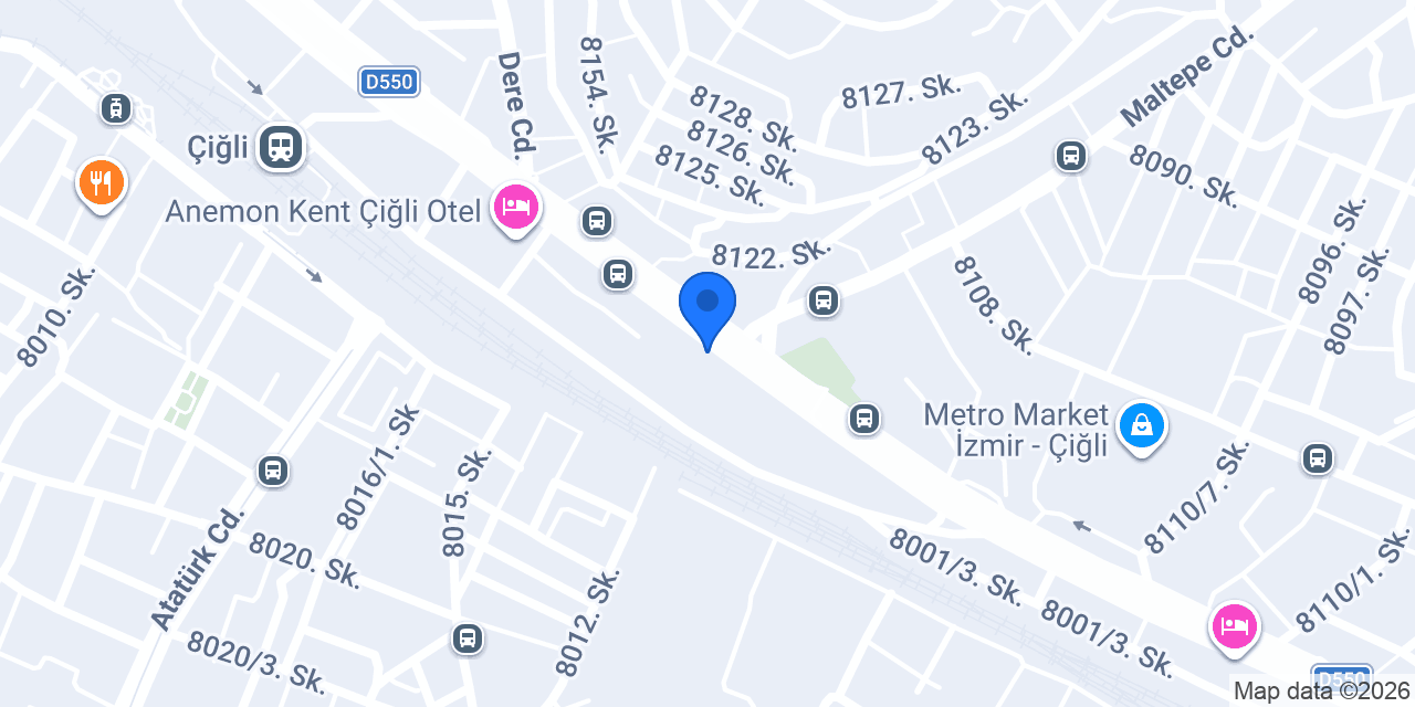 QNB Çiğli Şubesi konumu