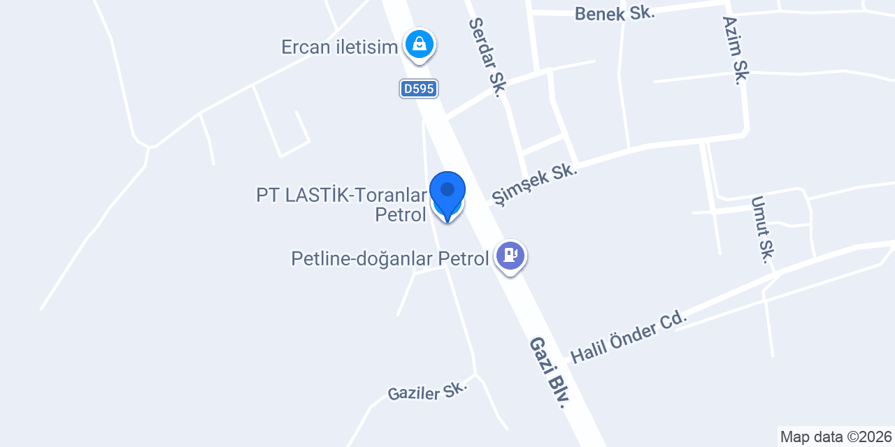 PT LASTİK-Toranlar Petrol konumu