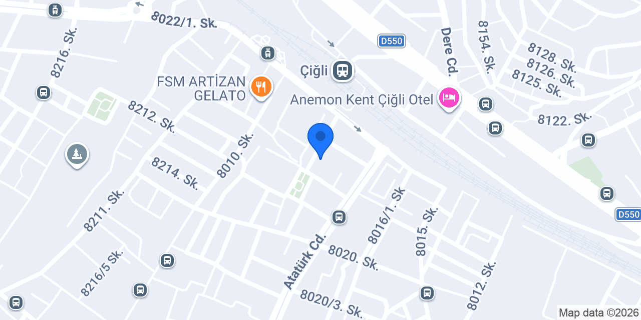 Ayçe Nail Studio konumu