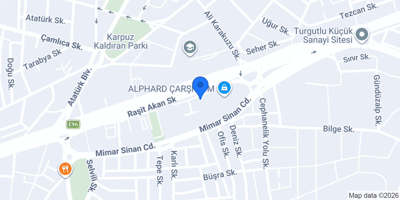 Aras Kargo Turgutlu Şubesi konumu