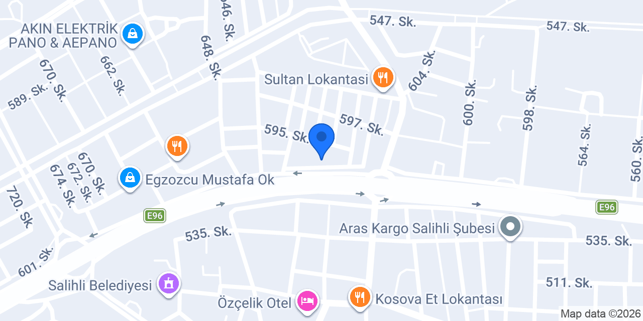 Continental - Akdoğmuşlar konumu
