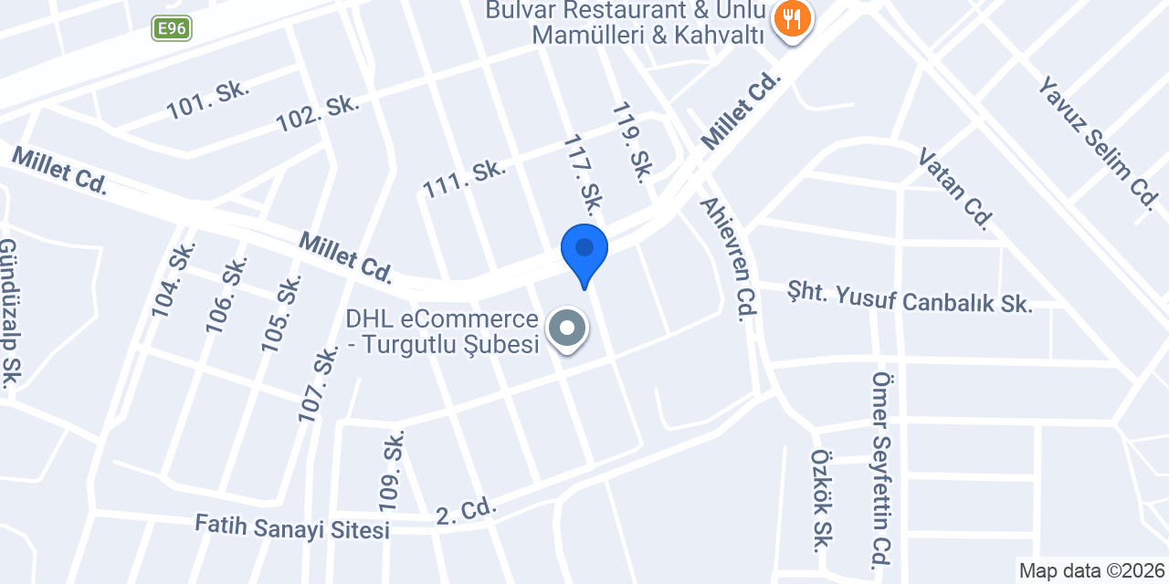 Güneş Oto Bakım konumu