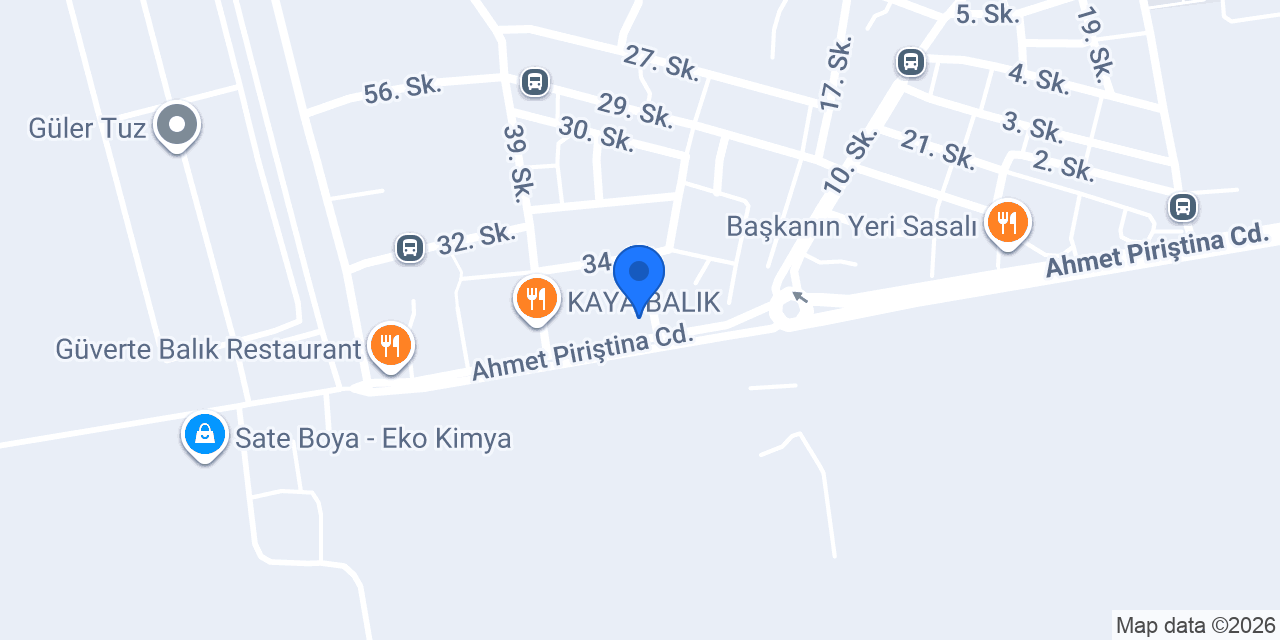 ATLANTİS BALIK RESTAURANT konumu