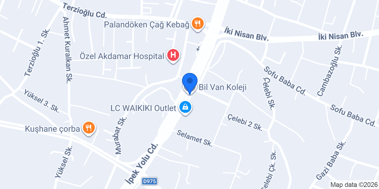 Bil Van Koleji konumu