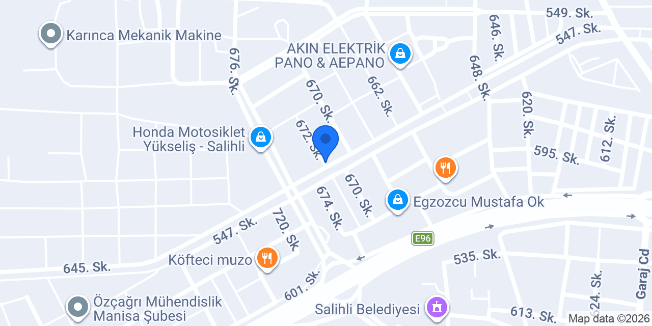BİÇER PALET konumu