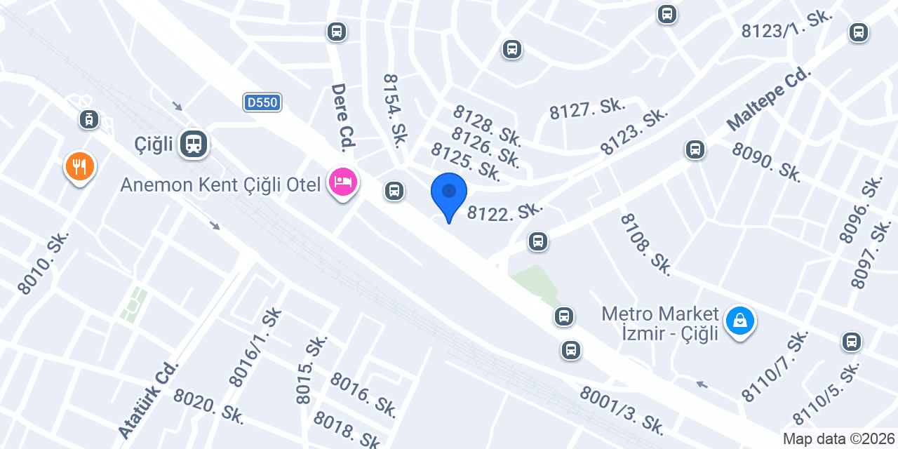 Eminevim İzmir Çiğli Şube konumu
