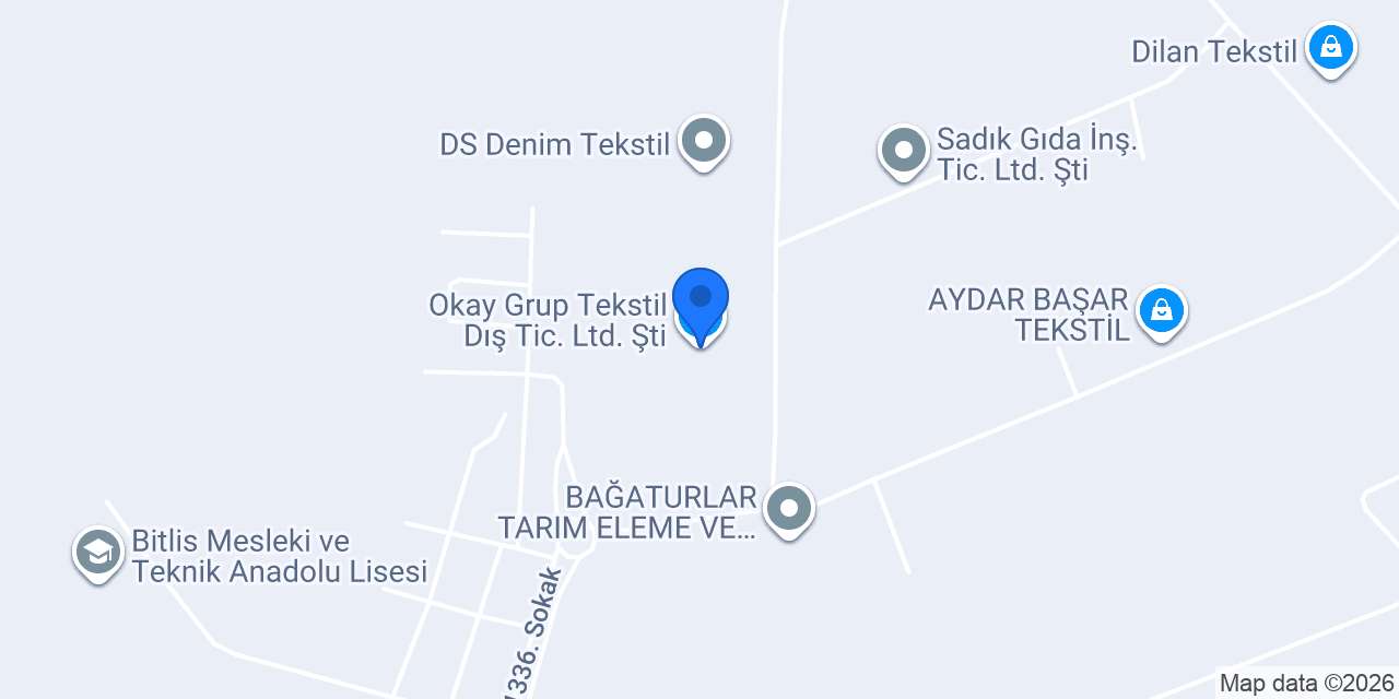 Okay Grup Tekstil Dış Tic. Ltd. Şti. konumu