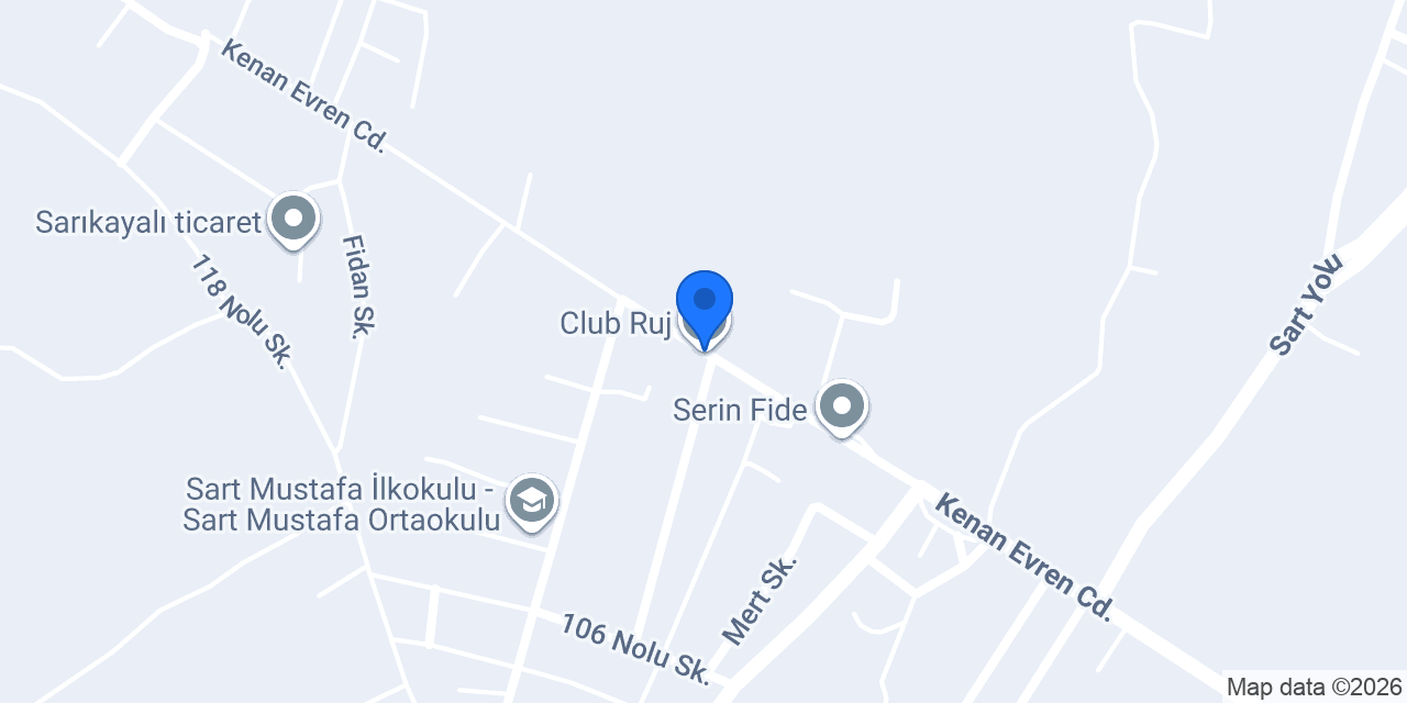 Club Ruj konumu