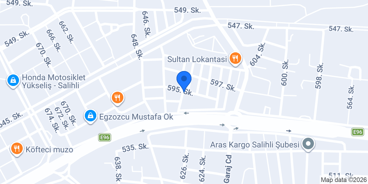 OTO BİLGİN konumu