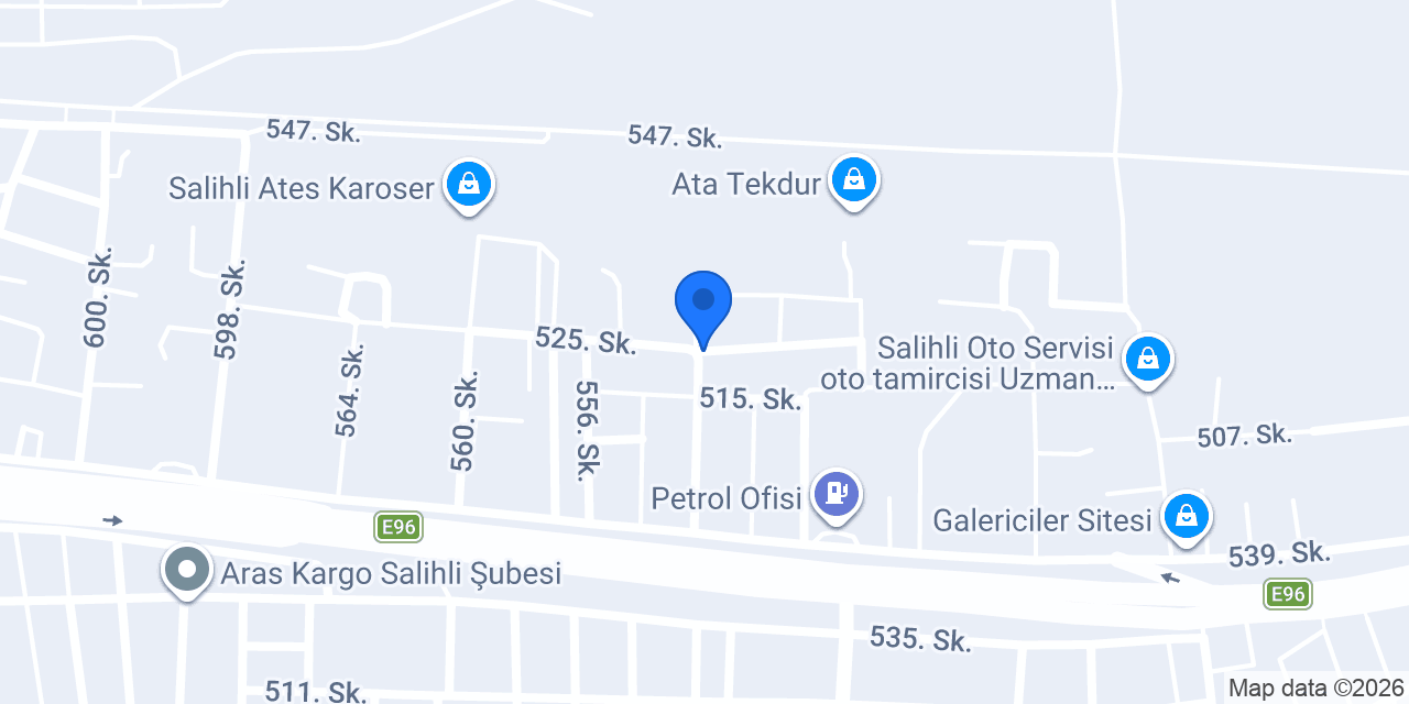 Karahallı otomotiv konumu