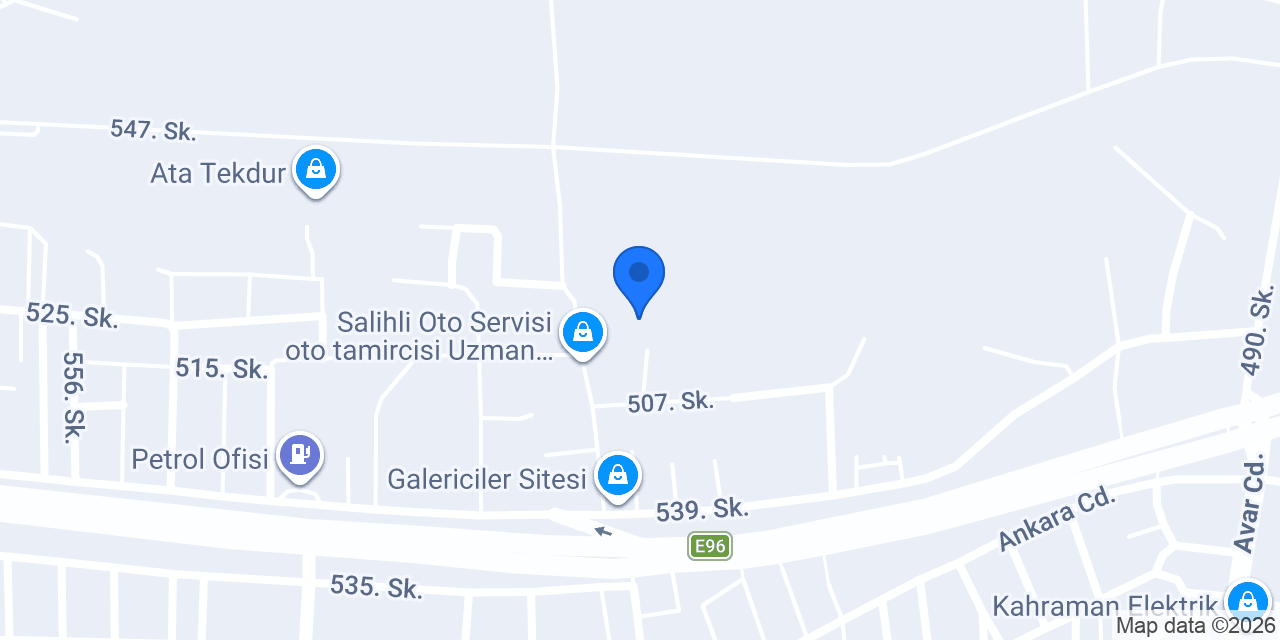 USL GARAGE OTO SERVİS konumu