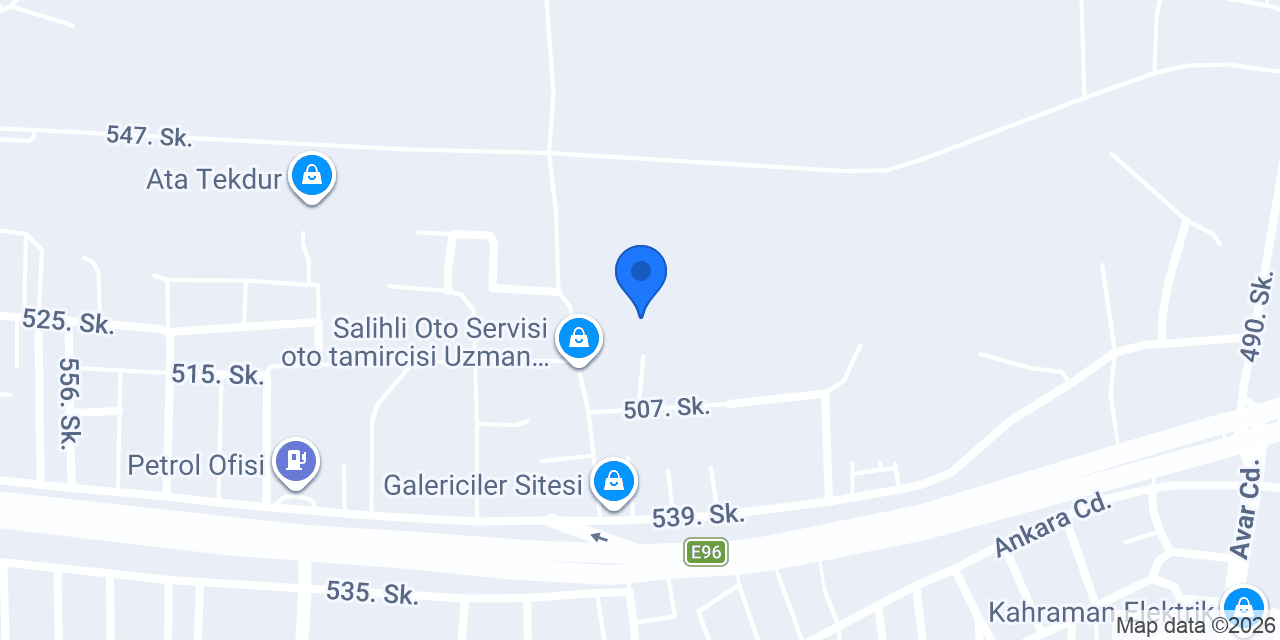 Özdemir özel Opel servisi konumu