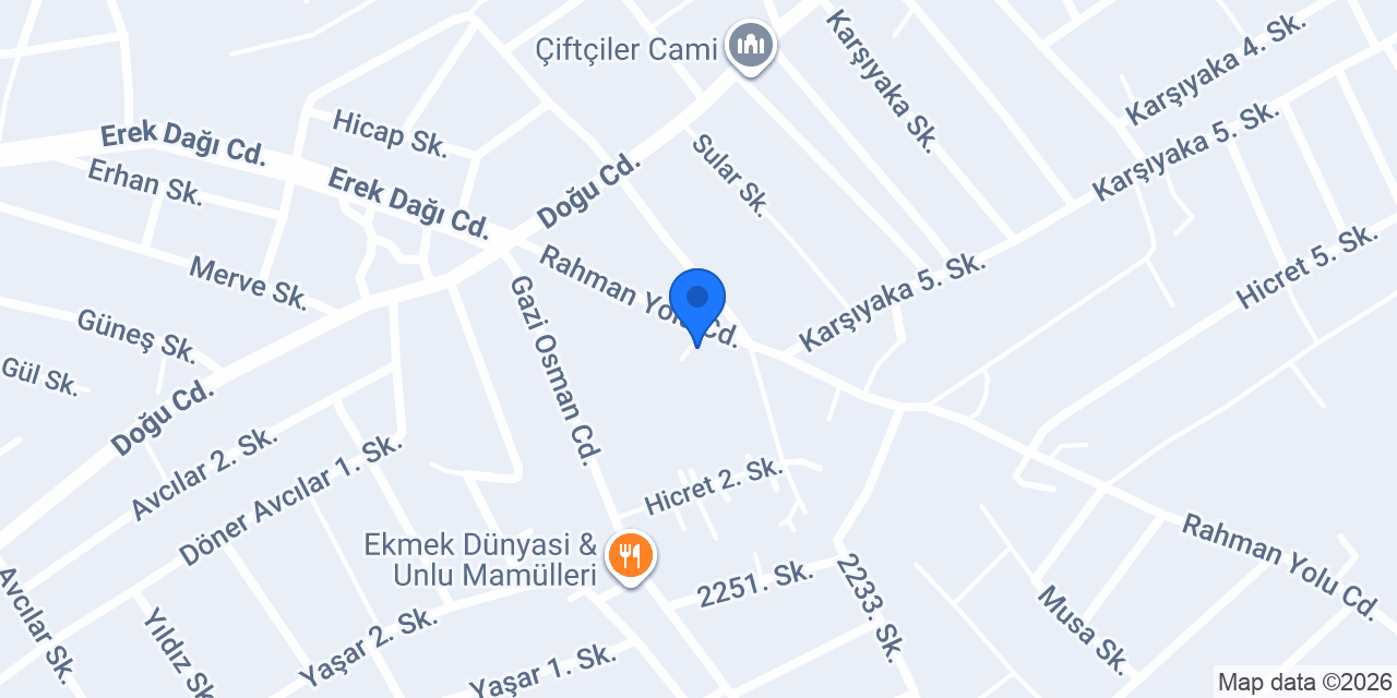 YENİLER YAPI İNŞAAT konumu