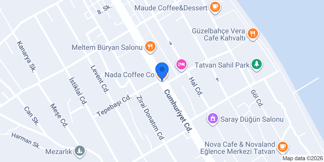 Nada Coffee Co. konumu
