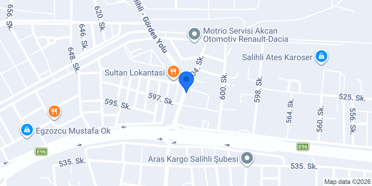 SEZER MARKET konumu