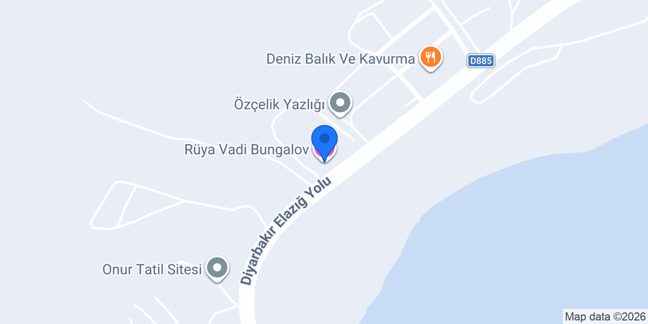 Rüya Vadi Bungalov konumu