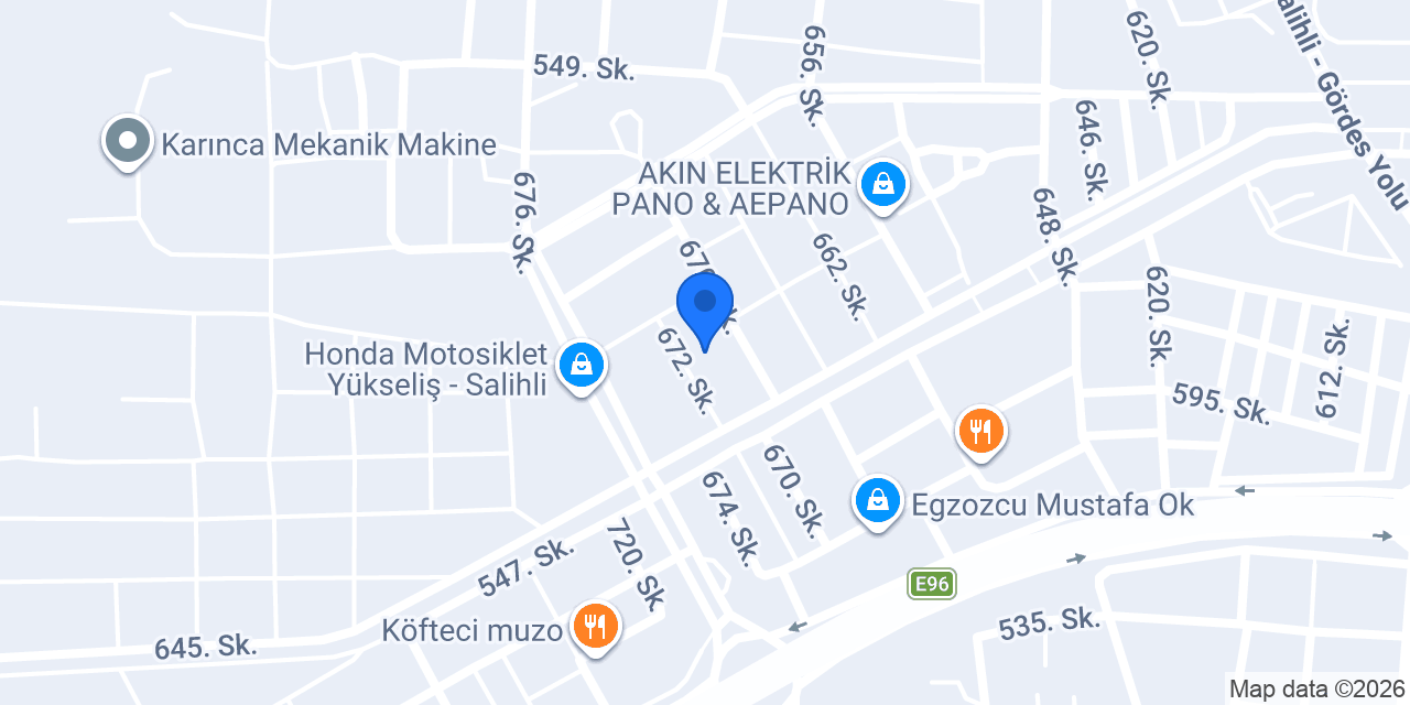 Çetin Oto Servis konumu