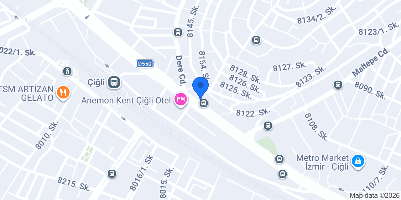 TEB Çiğli Şubesi konumu