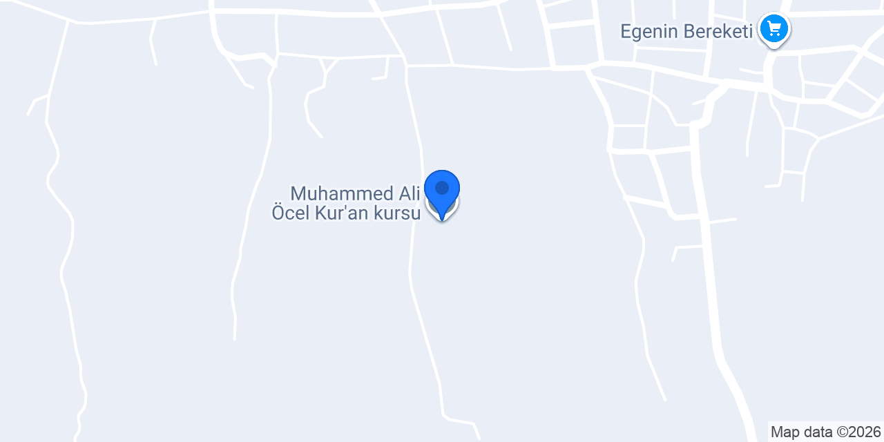 Muhammed Ali Öcel Kur'an kursu konumu