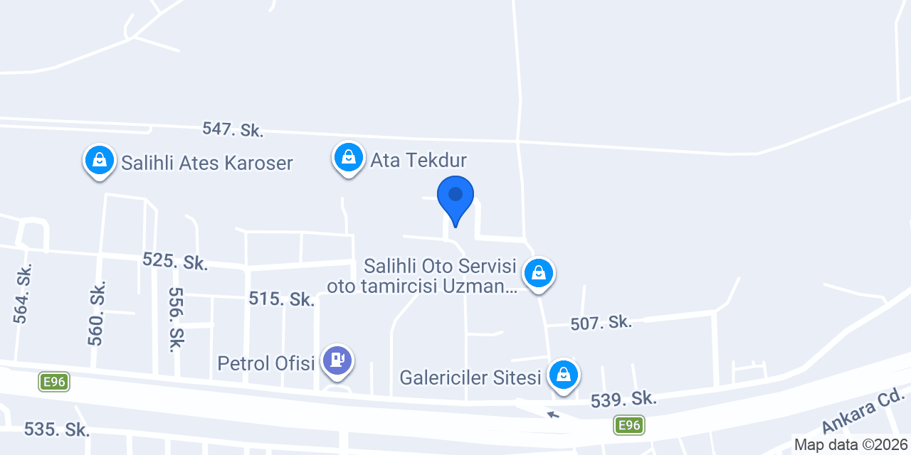 Kesiciler Karoser konumu